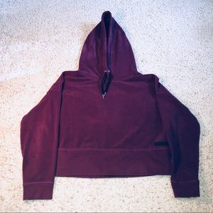 Cropish Fleece Hoodie